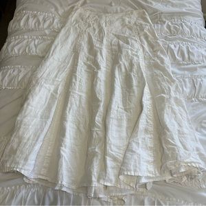 GAP White Maxi Skirt